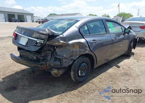 2015 Honda Civic Ex z USA, uszkodzony, nr VIN 2HGFB2F81FH507198